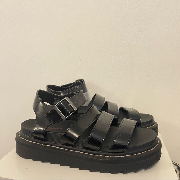 Union Bay | Black Patent Leather Dulce Fisherman Sandal - Picture 4 of 9
